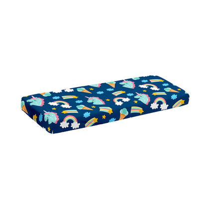 Cute Girly Unicorn Pattern Print Piano Keyboard Cover