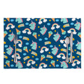 Cute Girly Unicorn Pattern Print Placemat