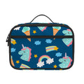 Cute Girly Unicorn Pattern Print Portable Lunch Bag