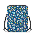 Cute Girly Unicorn Pattern Print Rectangular Crossbody Bag