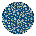 Cute Girly Unicorn Pattern Print Round Floor Mat