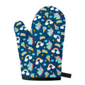 Cute Girly Unicorn Pattern Print Single Oven Mitt