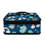 Cute Girly Unicorn Pattern Print Small Lunch Bag