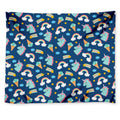 Cute Girly Unicorn Pattern Print Tapestry