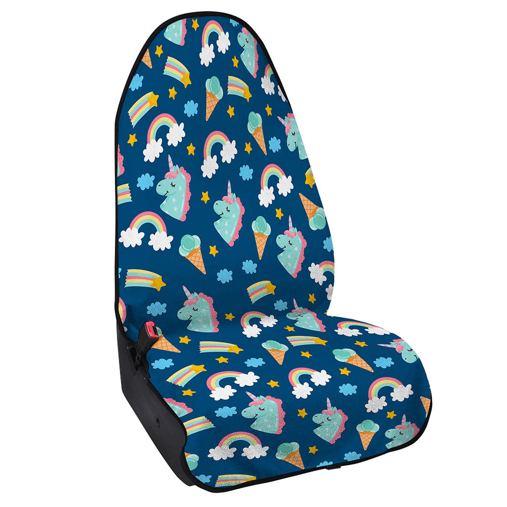 Cute Girly Unicorn Pattern Print Waterproof Car Seat Cover
