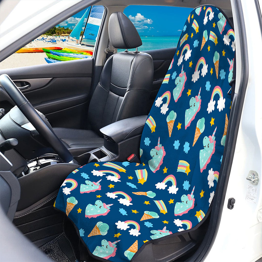 Cute Girly Unicorn Pattern Print Waterproof Car Seat Cover