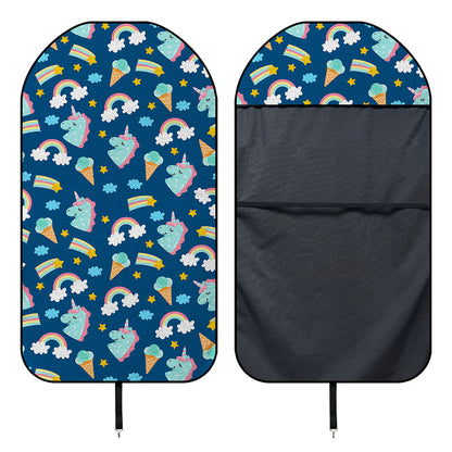 Cute Girly Unicorn Pattern Print Waterproof Car Seat Cover