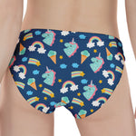 Cute Girly Unicorn Pattern Print Women's Panties