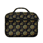 Cute Gold Boho Elephant Pattern Print Briefcase Bible Bag