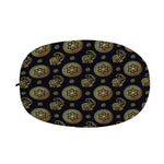 Cute Gold Boho Elephant Pattern Print Car Side Mirror Covers