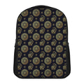 Cute Gold Boho Elephant Pattern Print Casual Backpack