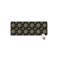 Cute Gold Boho Elephant Pattern Print Extended Mouse Pad
