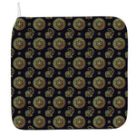 Cute Gold Boho Elephant Pattern Print Hand Towel