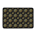 Cute Gold Boho Elephant Pattern Print Kitchen Mat