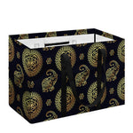 Cute Gold Boho Elephant Pattern Print Utility Tote Bag