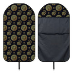 Cute Gold Boho Elephant Pattern Print Waterproof Car Seat Cover