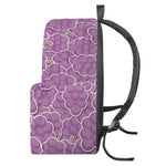 Cute Grape Pattern Print Backpack