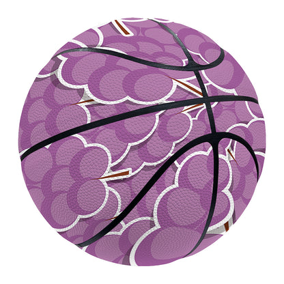 Cute Grape Pattern Print Basketball