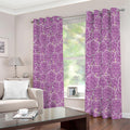 Cute Grape Pattern Print Dimout Grommet Curtains