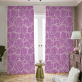 Cute Grape Pattern Print Dimout Pencil Pleat Curtains