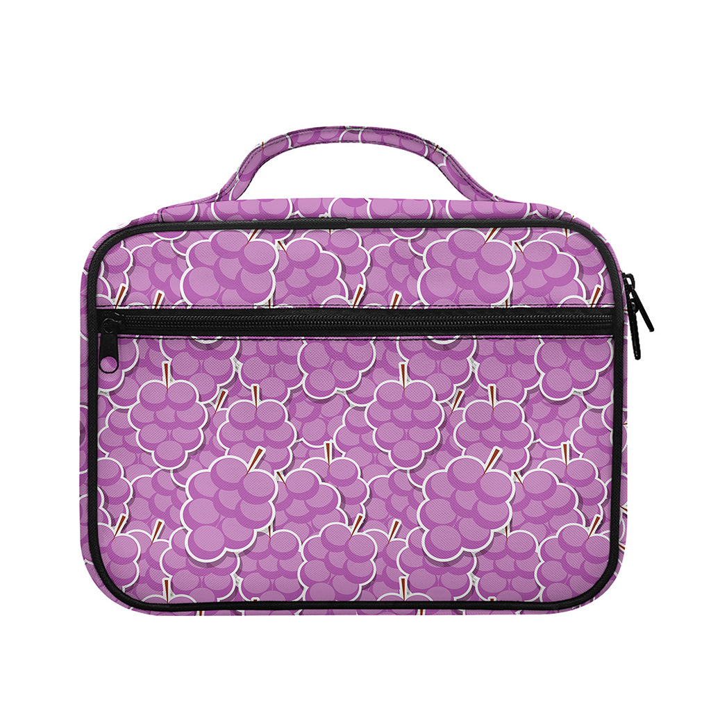 Cute Grape Pattern Print Briefcase Bible Bag