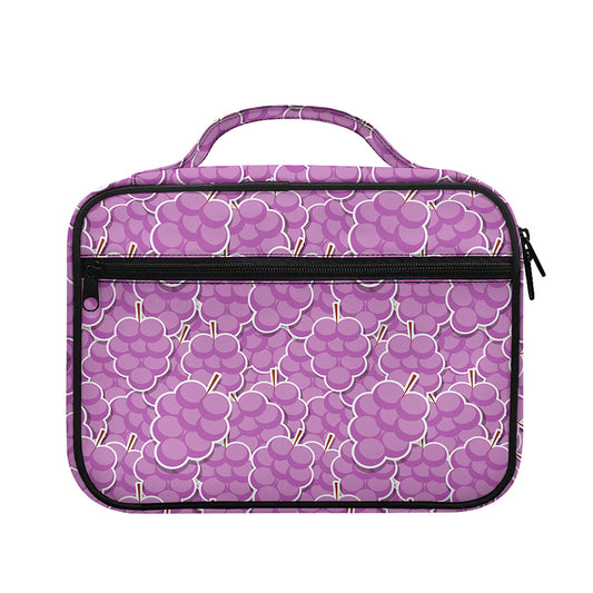 Cute Grape Pattern Print Briefcase Bible Bag