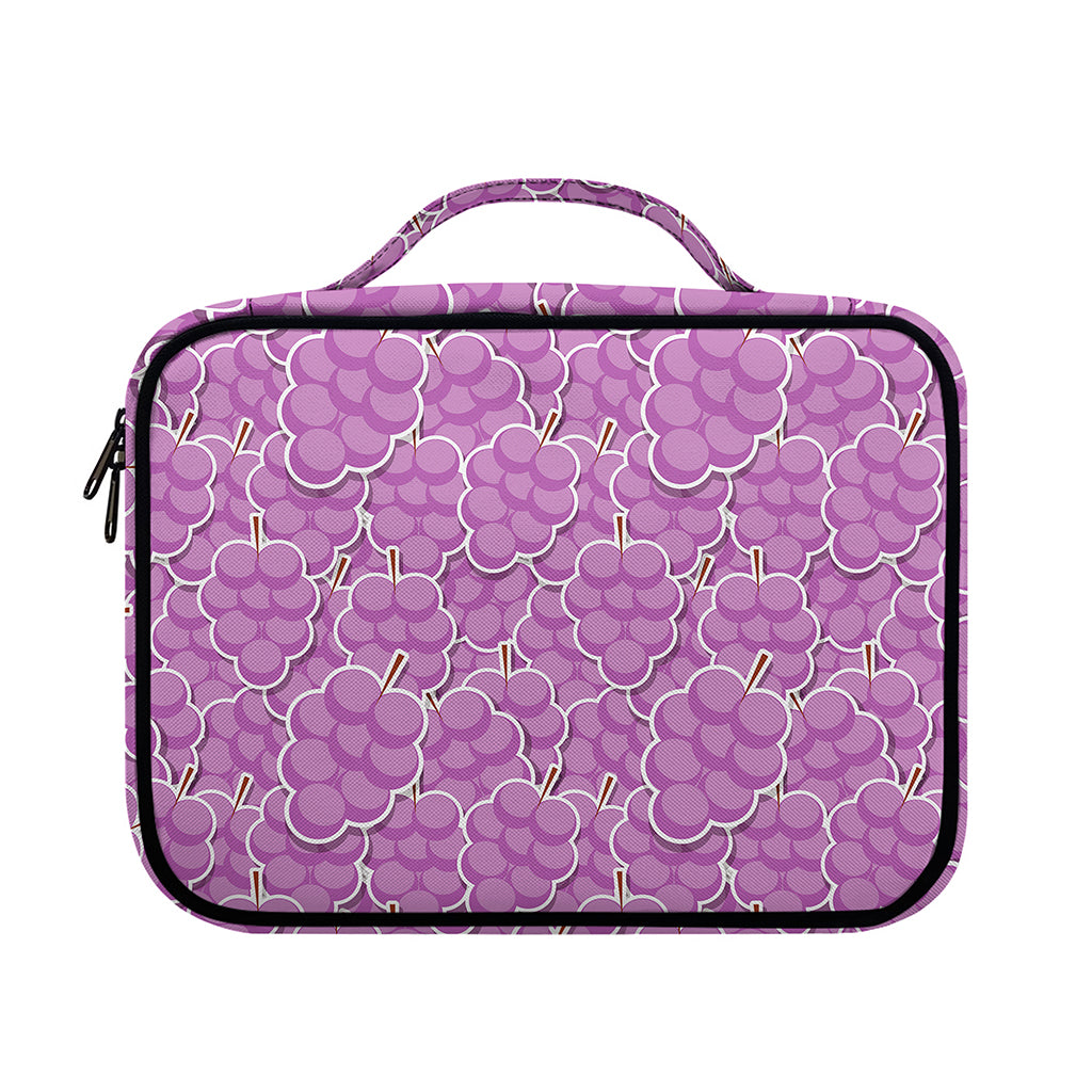 Cute Grape Pattern Print Briefcase Bible Bag