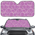 Cute Grape Pattern Print Car Windshield Sun Shade