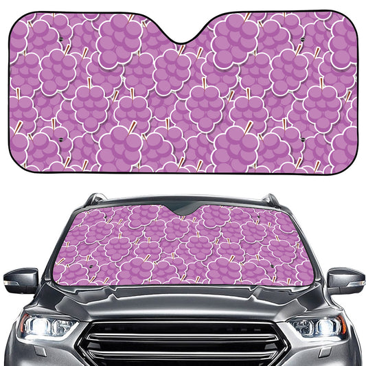 Cute Grape Pattern Print Car Windshield Sun Shade