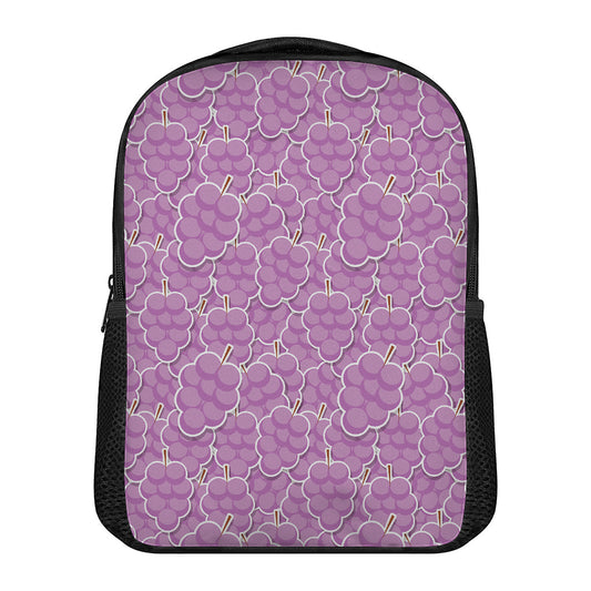 Cute Grape Pattern Print Casual Backpack