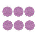 Cute Grape Pattern Print Coaster Set