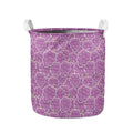 Cute Grape Pattern Print Collapsible Laundry Basket