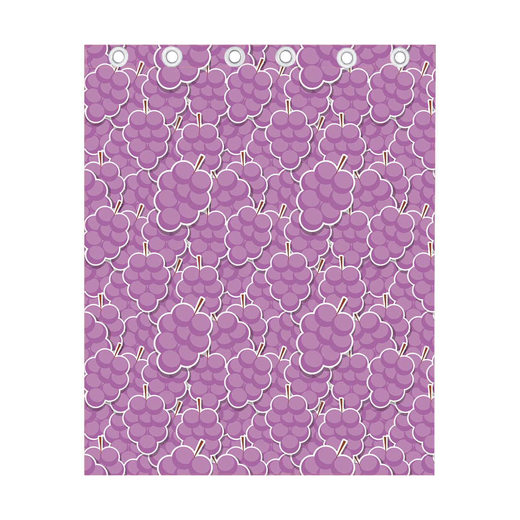 Cute Grape Pattern Print Curtain