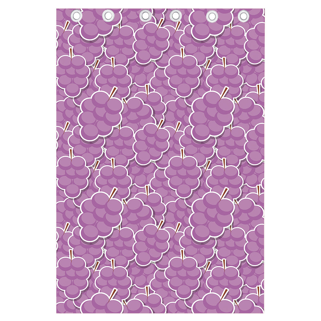 Cute Grape Pattern Print Curtain
