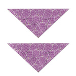 Cute Grape Pattern Print Dog Bandana