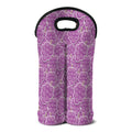 Cute Grape Pattern Print Double Neoprene Wine Tote