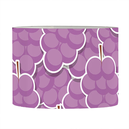 Cute Grape Pattern Print Drum Lamp Shade