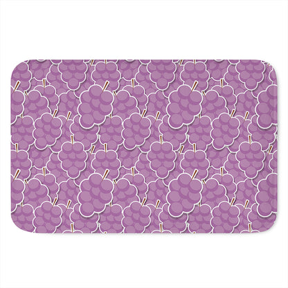 Cute Grape Pattern Print Indoor Door Mat