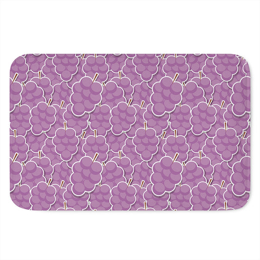 Cute Grape Pattern Print Indoor Door Mat