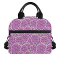 Cute Grape Pattern Print Insulated Lunch Bag