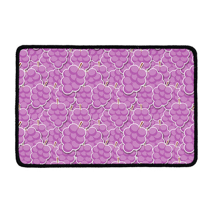 Cute Grape Pattern Print Kitchen Mat
