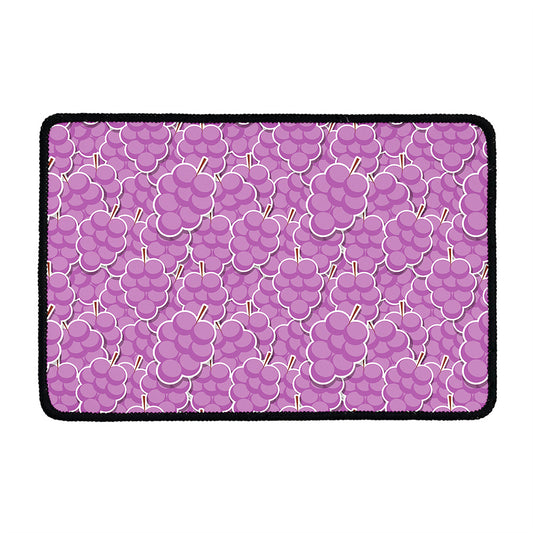 Cute Grape Pattern Print Kitchen Mat