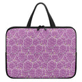 Cute Grape Pattern Print Laptop Sleeve With Handle