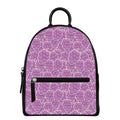 Cute Grape Pattern Print Leather Backpack