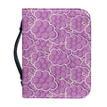 Cute Grape Pattern Print Leather Bible Cover