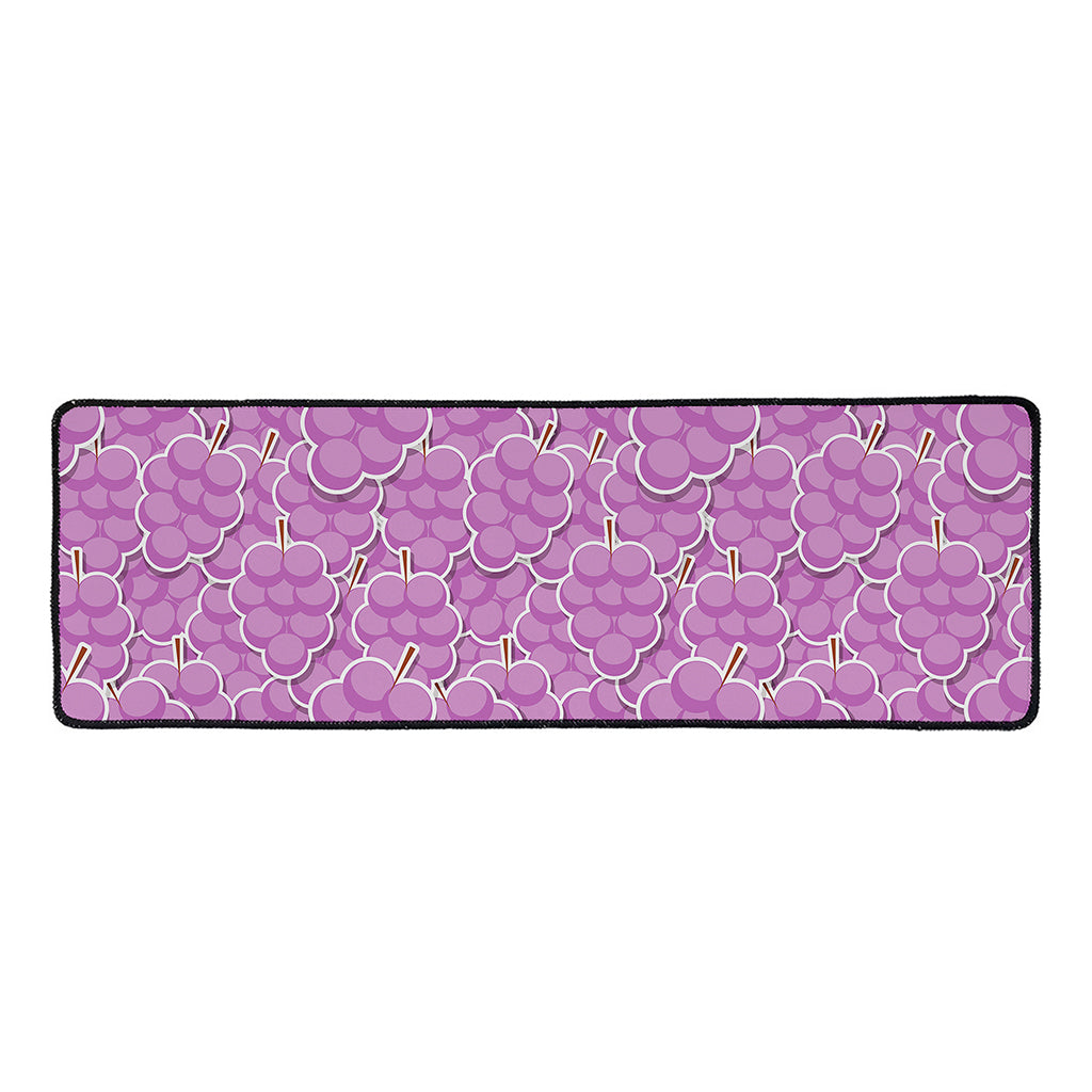 Cute Grape Pattern Print Long Kitchen Mat