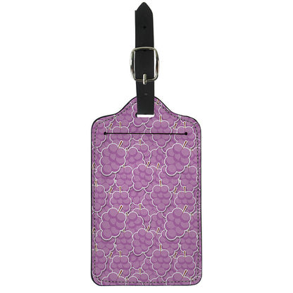 Cute Grape Pattern Print Luggage Tag