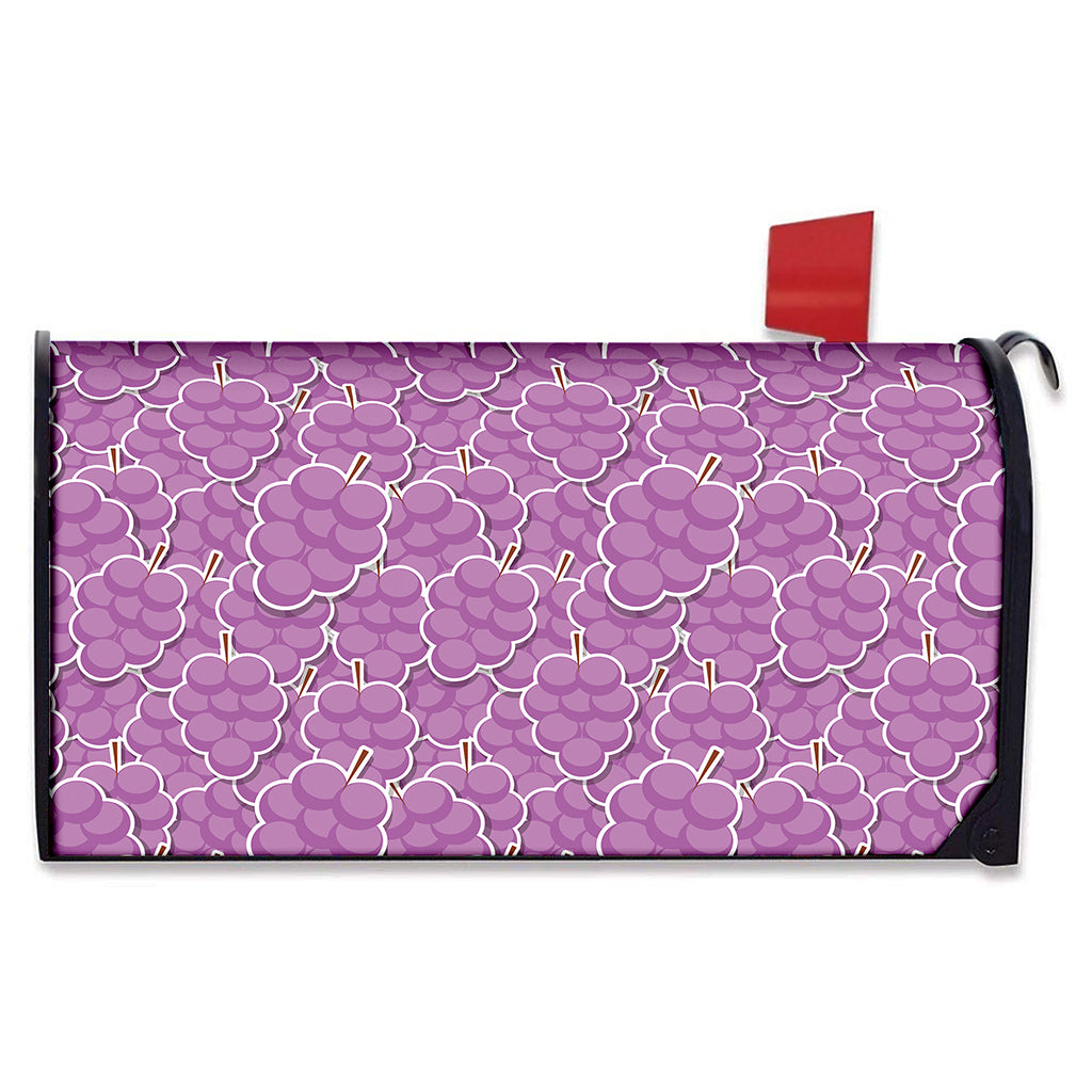 Cute Grape Pattern Print Mailbox Cover