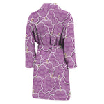 Cute Grape Pattern Print Men's Bathrobe