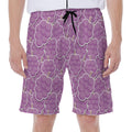 Cute Grape Pattern Print Men's Beach Shorts